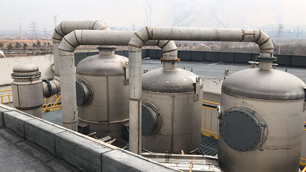 三效蒸發器項目安裝現場 三效蒸發器項目安裝現場